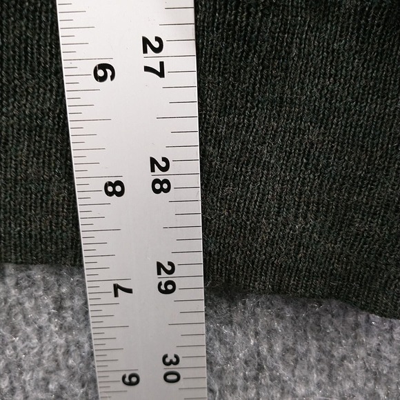 Kenneth Roberts Platinum Men's Pullover V-Neck Knit Sweater Green Medium W/Tags - Picture 10 of 11